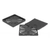 Delock 67312 griglia per ventola con filtro antipolvere 92 x 92 mm, nera