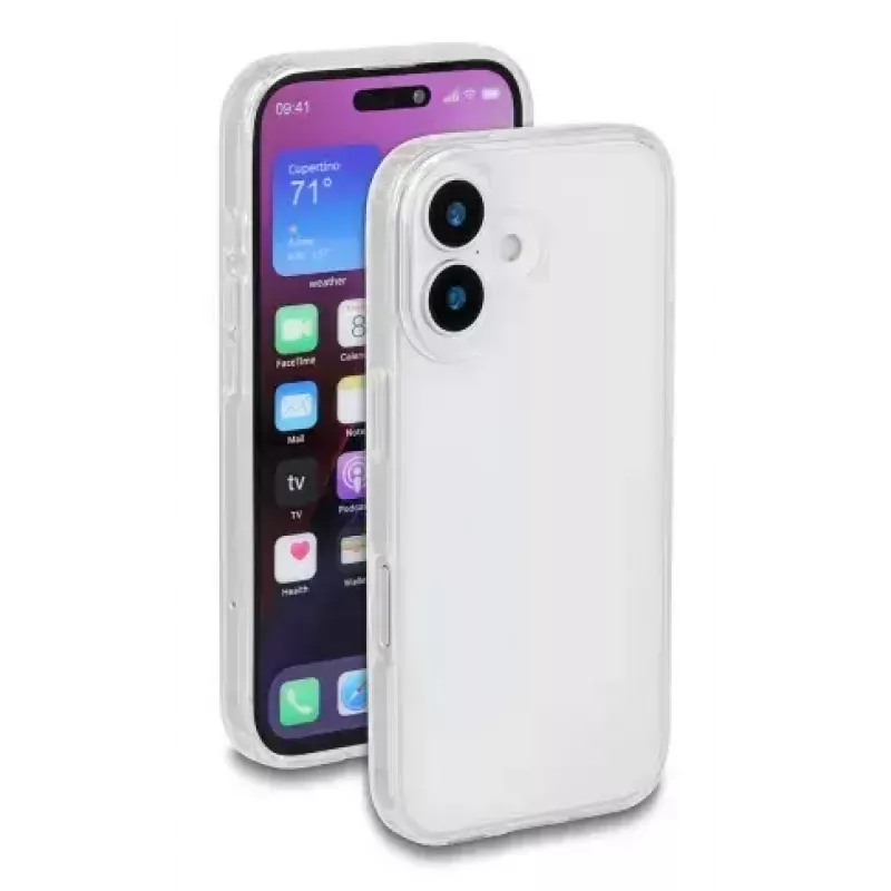 Custodia protettiva per iPhone 17 di DELOCK, trasparente, cover, compatibile con display da 16 cm (6,3
