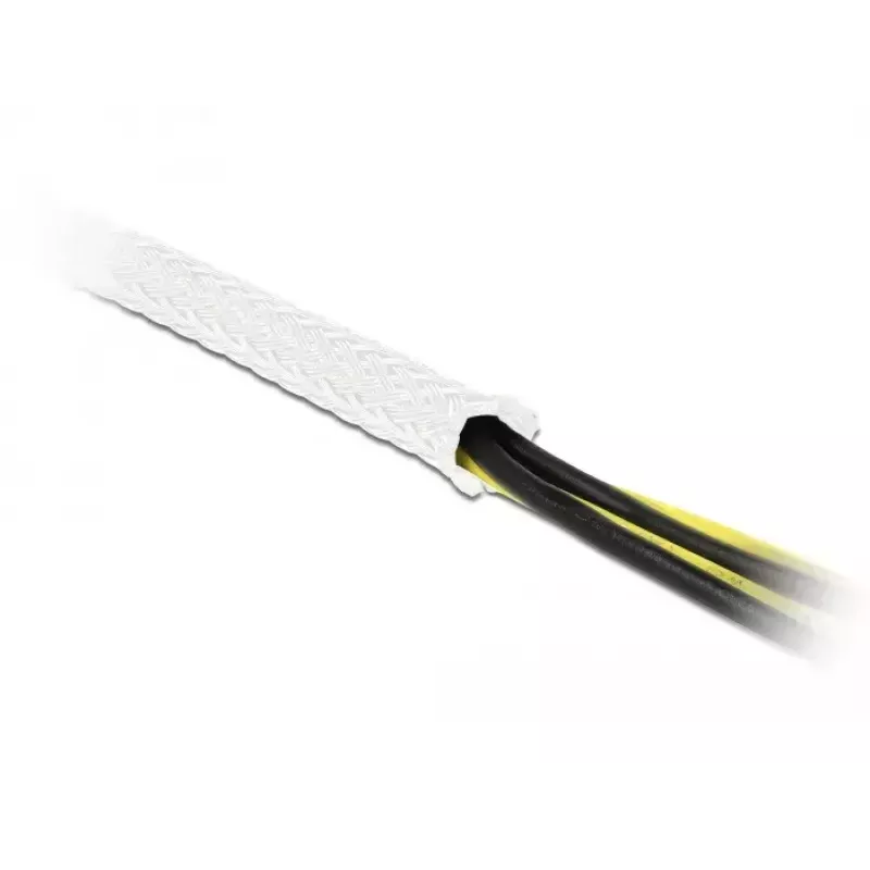 Guaina a treccia DeLOCK 20692 10 m x 3 mm bianco