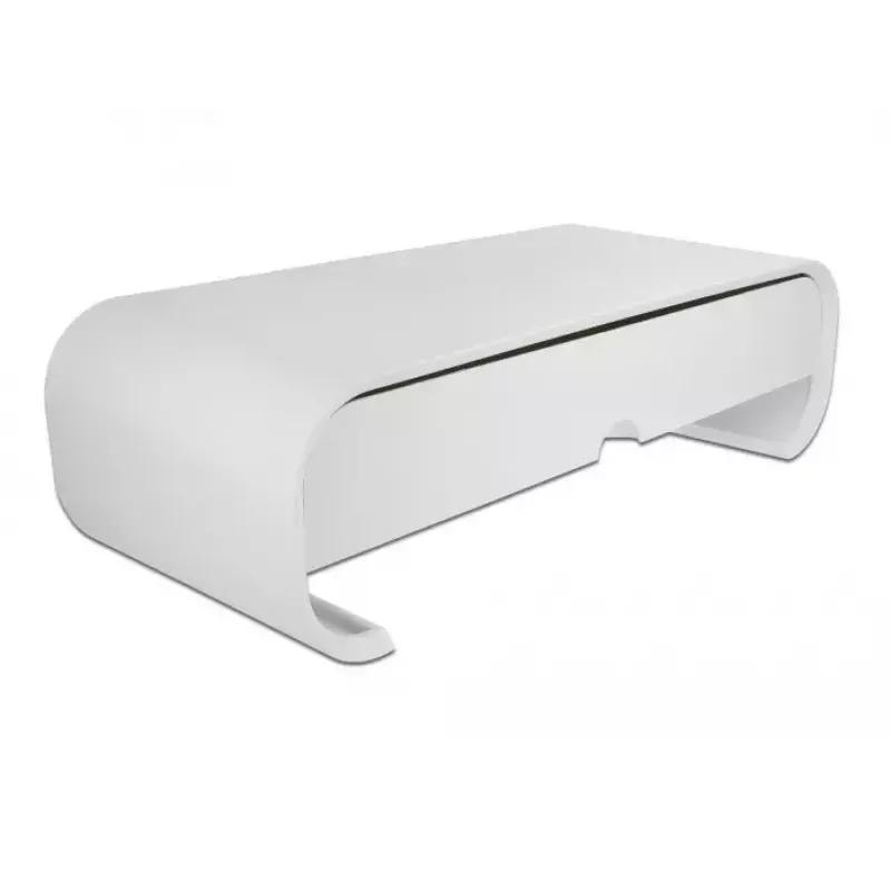 Supporto per monitor DeLOCK 18324 con cassetto bianco