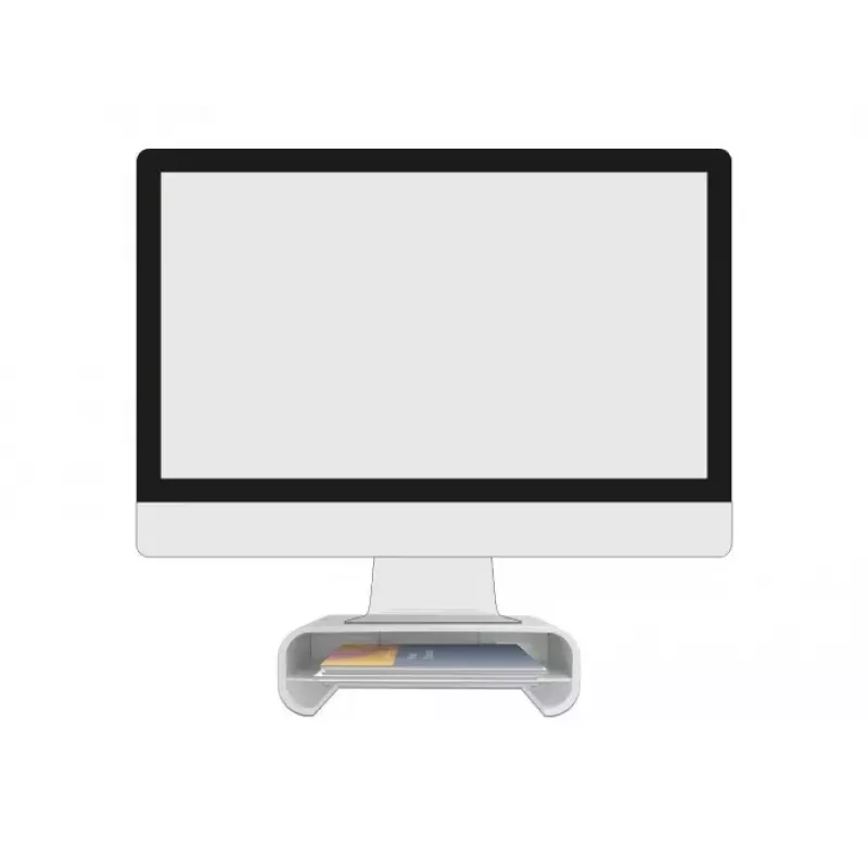 Supporto per monitor DeLOCK 18324 con cassetto bianco