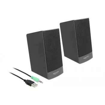 Diffusori stereo DELOCK 27001, 2.0, alimentati USB