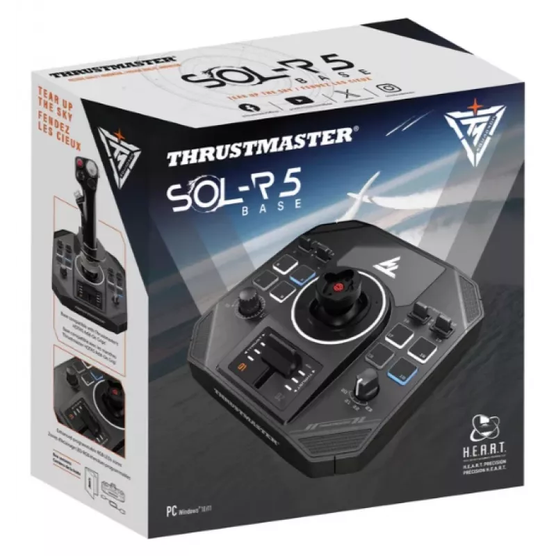 Thrustmaster SOL-R 5 Base Base per joystick, nero, USB-C