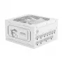 Alimentatore MSI MAG A1000GL PCIE5 WHITE 1000 W ATX 24-Pin, 80 PLUS Gold, ventola 135 mm