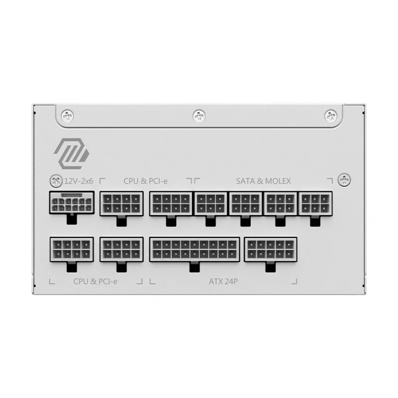 Alimentatore MSI MAG A1000GL PCIE5 WHITE 1000 W ATX 24-Pin, 80 PLUS Gold, ventola 135 mm