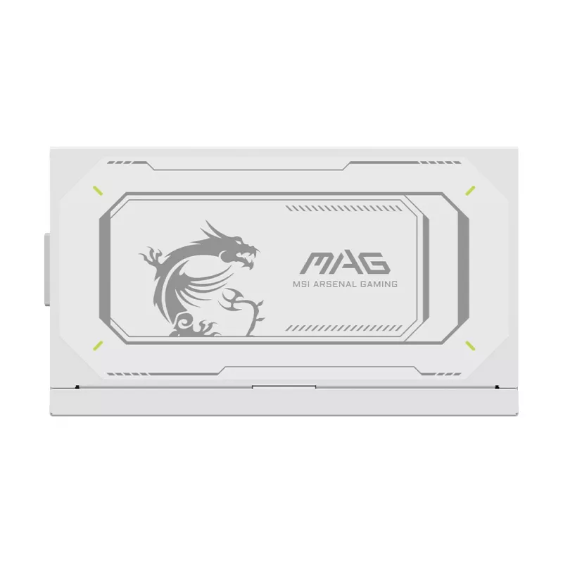 Alimentatore MSI MAG A1000GL PCIE5 WHITE 1000 W ATX 24-Pin, 80 PLUS Gold, ventola 135 mm