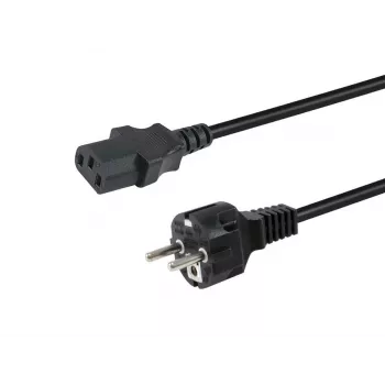 Cavo di alimentazione EQUIP 112111 — CEE7/7 a IEC C13, H05VV-F3G, 3 m, 10 A, 250 V, nero