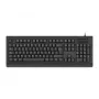 Tastiera USB CONCEPTRONIC con lettore di smart card KAYNE01IT — Full-Size 105 tasti, layout italiano, con filo, cavo 1,5 m, nero