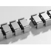 Canalina passacavi Equip Deluxe cable management spine grigio