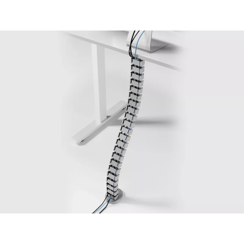 Canalina passacavi Equip Deluxe cable management spine grigio