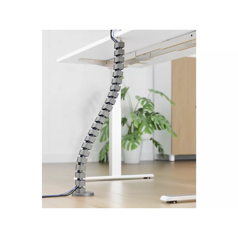 Canalina passacavi Equip Deluxe cable management spine grigio