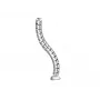 Guaina passacavi Equip cable management spine a doppio canale argento