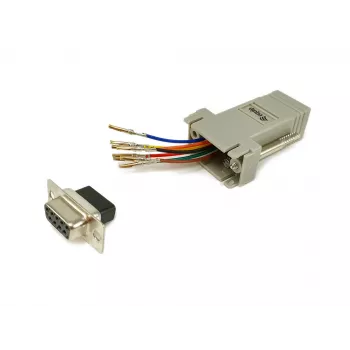 Adattatore Equip DB9 su RJ45 femmina seriale grigio 72x33x16mm
