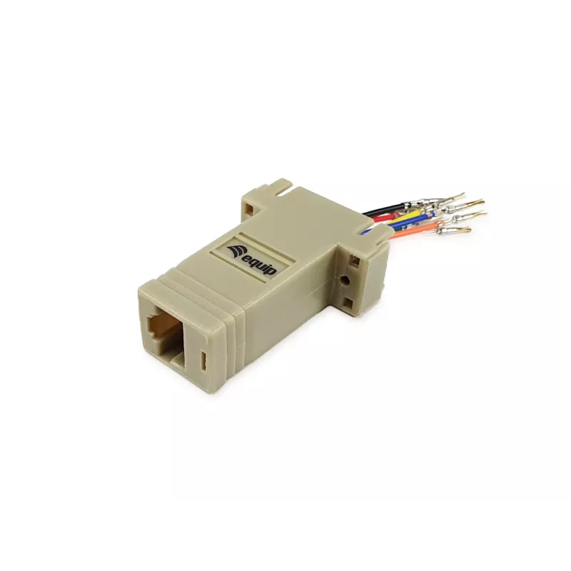 Adattatore Equip DB9 su RJ45 femmina seriale grigio 72x33x16mm