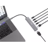 Adattatore multifunzione Equip USB-C 6 in 1, HDMI 4K/30Hz, USB-C x4, USB-A x1, 5Gbps, 100W USB PD