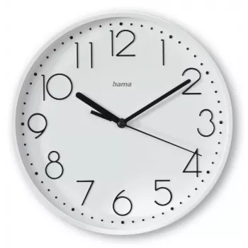 Hama Salina orologio al quarzo rotondo bianco