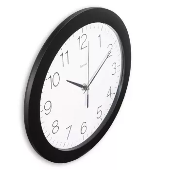 Hama Teneriffa orologio analogico rotondo nero, bianco