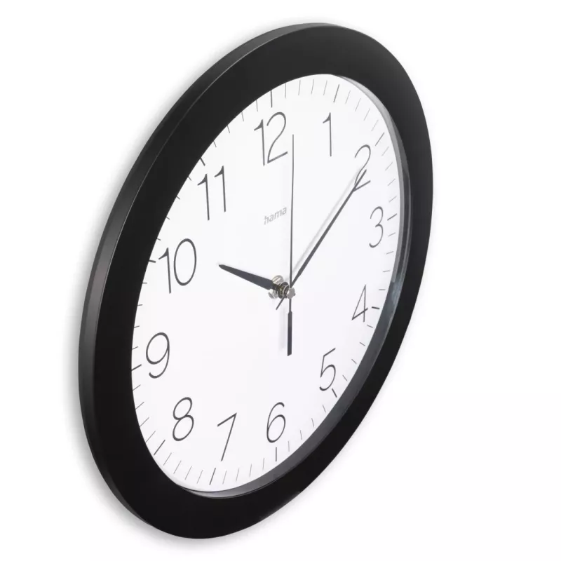 Hama Teneriffa orologio analogico rotondo nero, bianco