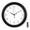 Hama Teneriffa orologio analogico rotondo nero, bianco
