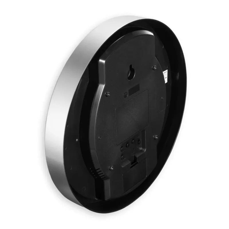 Hama 00185878 orologio da parete/da tavolo analogico rotondo argento, bianco
