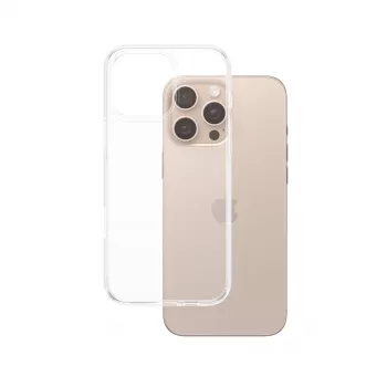 PanzerGlass ® HardCase trasparente iPhone 16 Pro Max, cover, Apple, Apple - iPhone 16 Pro Max, trasparente