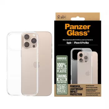 PanzerGlass ® HardCase trasparente iPhone 16 Pro Max, cover, Apple, Apple - iPhone 16 Pro Max, trasparente