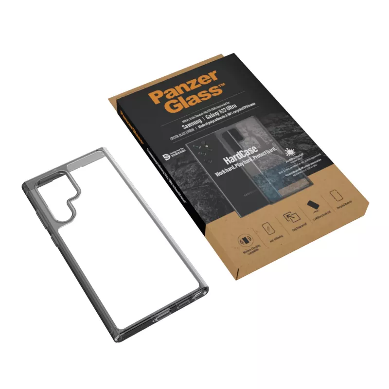 PanzerGlass® HardCase Samsung Galaxy S22 Ultra 5G – Smokey nero