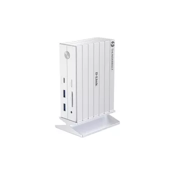 D-Link DUF-E01/E dock per laptop/replicatore di porte con filo Thunderbolt 4 bianco