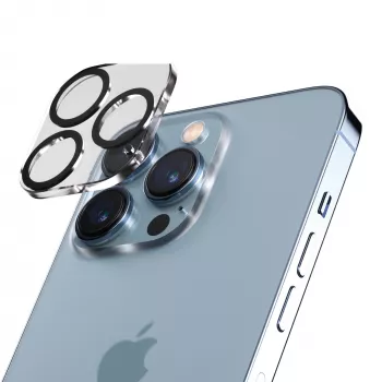 Vetro protettivo per obiettivo fotocamera PanzerGlass Apple iPhone 13 Pro 13 Pro Max antigraffio antiurto