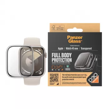 Custodia full body PanzerGlass ® trasparente con D3O® Apple Watch Series 9 | 45mm
