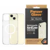 Custodia protettiva HardCase MagSafe per cellulare PanzerGlass per iPhone 15 Plus — plastica riciclata trasparente, compatibile con display da 6,69 pollici