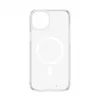 Custodia protettiva HardCase MagSafe per cellulare PanzerGlass per iPhone 15 Plus — plastica riciclata trasparente, compatibile con display da 6,69 pollici