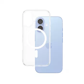 Cover PanzerGlass HardCase trasparente con MagSafe bianco iPhone '24 6.1 pollici
