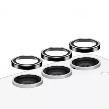 Protezione lenti fotocamera PanzerGlass Hoops Samsung Galaxy S23 FE nero antigraffio antiurto