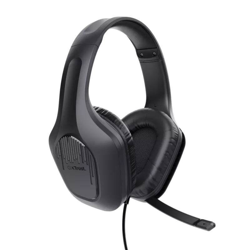 Trust GXT 790 Tridox Bundle gaming 3-in-1 (cuffie con microfono, mouse, tappetino per mouse), nero