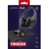 Trust GXT 790 Tridox Bundle gaming 3-in-1 (cuffie con microfono, mouse, tappetino per mouse), nero