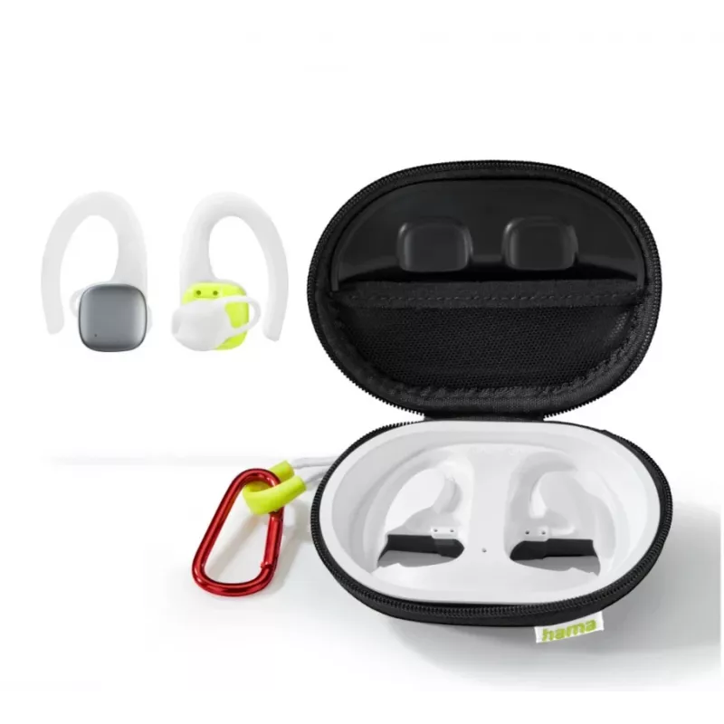 Hama Spirit Athletics cuffie True Wireless Stereo (TWS) ad archetto sport Bluetooth bianco, giallo