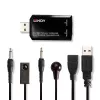 Lindy extender IR wireless bidirezionale, ricetrasmettitore, trasmettitore e ricevitore AV, 150 m, con filo, nero