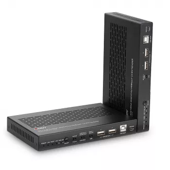 Lindy extender KVM HDBaseT 3.0 Cat.6A HDMI 4K60, audio, IR e RS-232 100 m