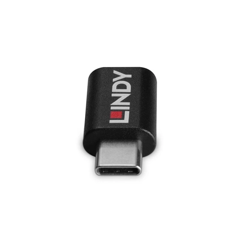 Lindy USB 3.2 Type-C su C 100W data blocker, USB Type-C, USB Type-C, nero