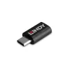 Lindy USB 3.2 Type-C su C 100W data blocker, USB Type-C, USB Type-C, nero