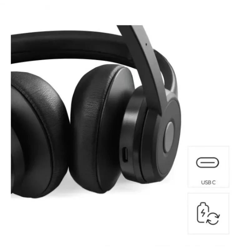 Hama BT700 headset wireless con archetto chiamate/musica USB Type-C Bluetooth nero