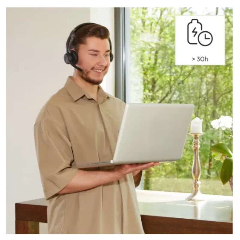 Hama BT700 headset wireless con archetto chiamate/musica USB Type-C Bluetooth nero