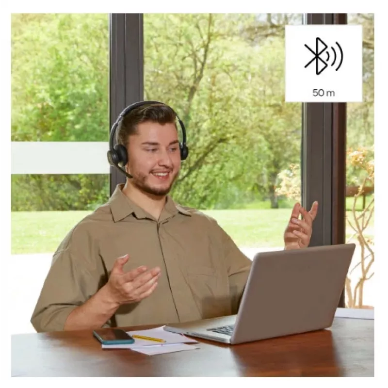 Hama BT700 headset wireless con archetto chiamate/musica USB Type-C Bluetooth nero