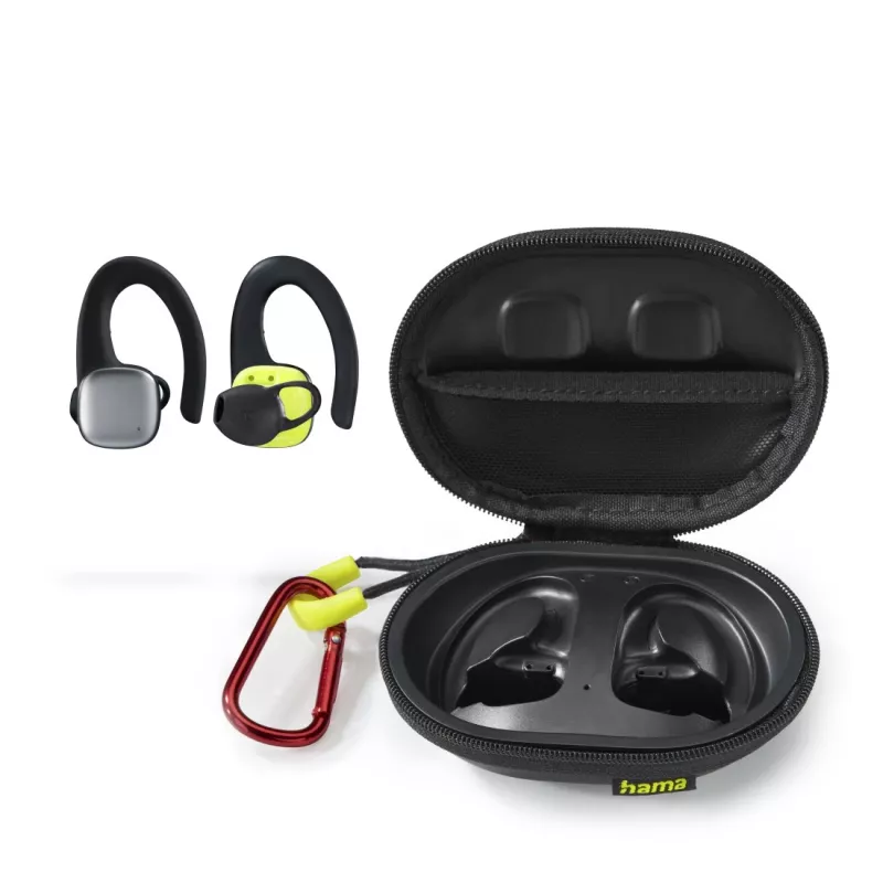 Hama Spirit Athletics headset True Wireless Stereo (TWS) con archetto sport Bluetooth nero