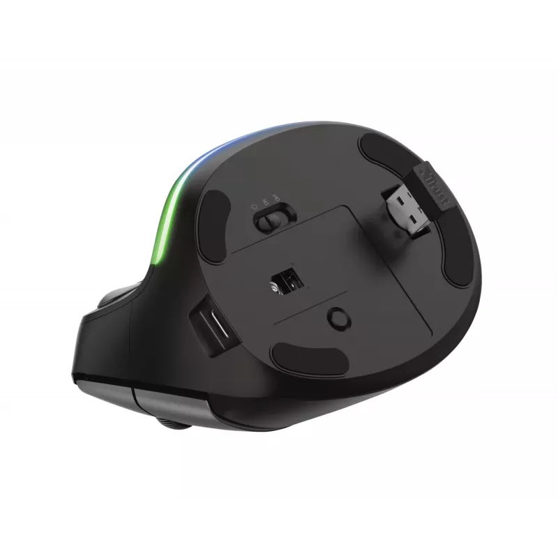 Trust Bayo Ergo Mouse 24110, 6 pulsanti, per destrimani, RF wireless, ottico, 2400 DPI