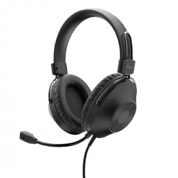 Trust HS-250 headset con filo head-band chiamate/musica nero
