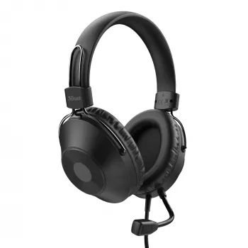 Trust HS-250 headset con filo head-band chiamate/musica nero
