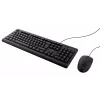 Trust TKM-250 tastiera mouse inclusi ufficio USB QWERTZ tedesco nero