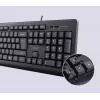 Trust TKM-250 tastiera mouse inclusi ufficio USB QWERTZ tedesco nero